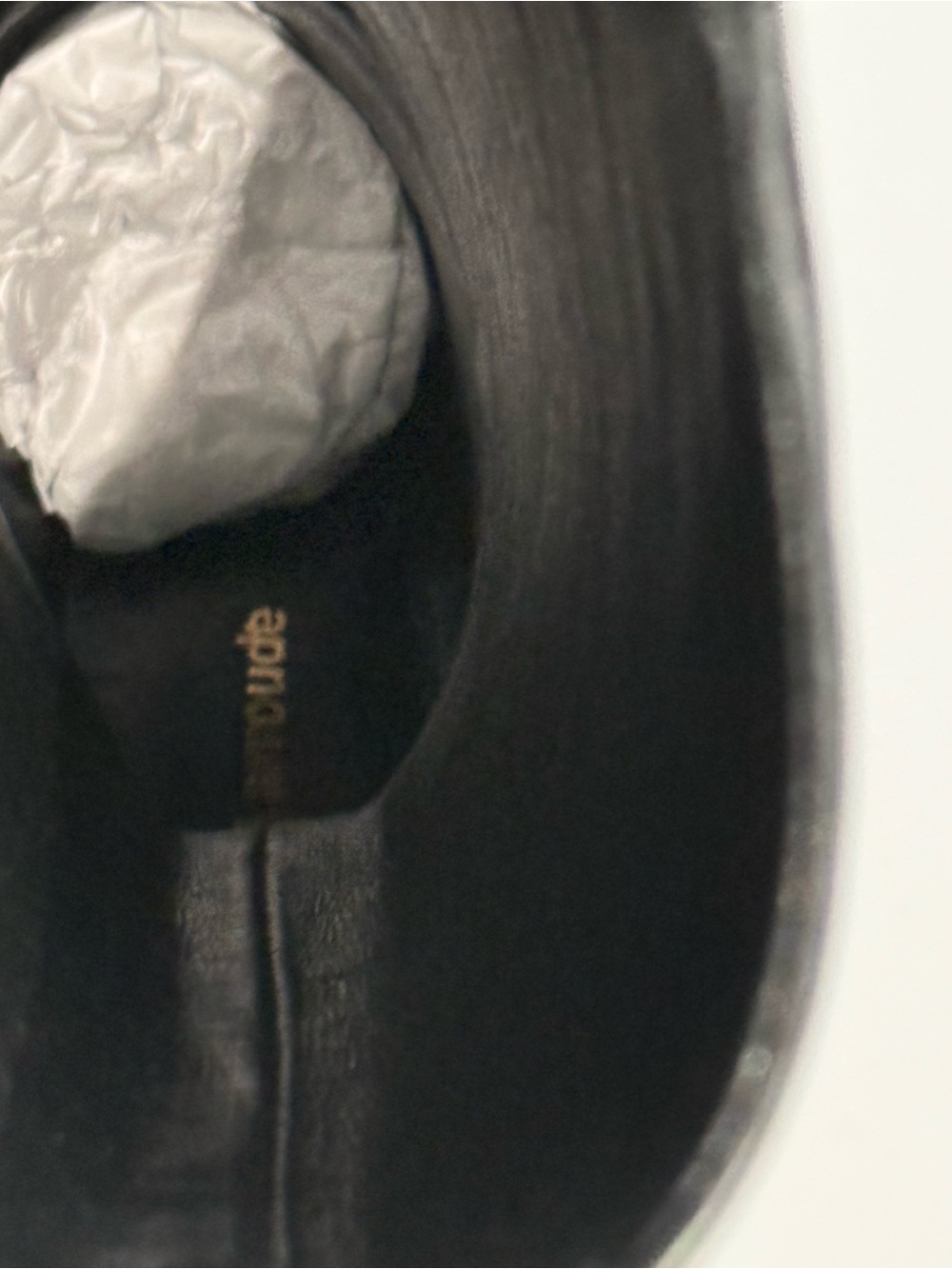 Larroude Carine Boot In Black Leather NWT - Picture 14 of 16